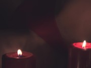 4К Свечи, вибратор и оргазм ! Кира Лостер
