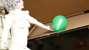 ”Hoe with clown makeup posing naked”