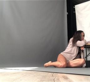 Posing for Photoset