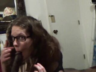 white wife takes bbc load and swallows