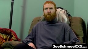 JoeSchmoeXXX.com - Ginger amateur with huge beard drained by mature gay's mouth