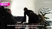 Secretary Is Talked To Anal With Her Husband On The Phone