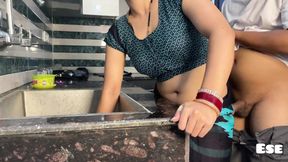 Bhabhi Struck and Fucked in the Kitchen