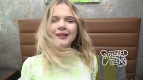 Petite Blonde Coco Lovelock's Enthusiastic Audition Adventure