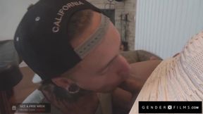 Latina stepmom destroys hubbie with her ts stepson and his big cock