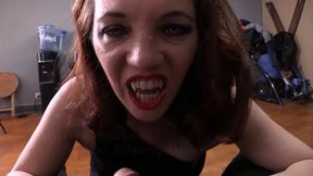 After Date Vampire Swallows Cum