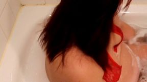 je m ennuyais un peu dans mon bain