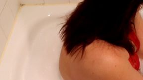 je m ennuyais un peu dans mon bain