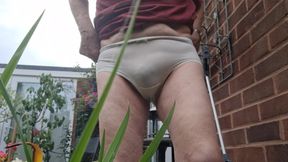 Knickers in the garden