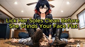 Combat Boot Dirty Tread Worship - Lick Her Soles Clean Before She Grinds Your Face Flat