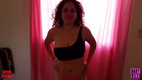 It's Getting Hot and Babyluna939 Tries on Her Bikini and I Fuck Her Mouth and Make Her a Creampie Part 1