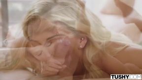 Ravishing blonde wedding planner is sucking her clients dick and getting ready to get assfucked