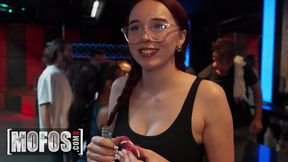 MOFOS - Raeley Love Turns The Dance Floor In A Night Club Into A Public Cock Riding Show