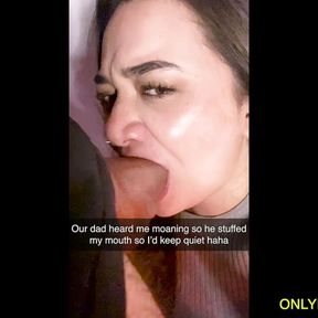 Cheating Girlfriend Fucks Her REAL Stepbrother on Snapchat