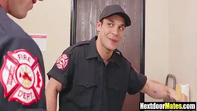 Hot Firemen Fuck Without Condom 7 Min