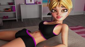 all my roommates love 6 - bella plays with marys ass! anna plays with maggie! anal creampie, futanari, cartoon, milf!