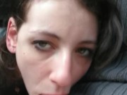 South street miracle!  Sexy Brunette teen blows me through philly!!!