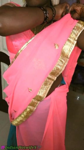 Dusky Tamil Wife Renu&#039;s Saree &amp; Hard Fucked by Bull, Cuck Watches! Indianhotwifex