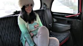 Horny Babe Has Her Tits Out Before Cabbie Whips Out Dick