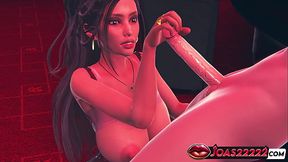 Club Private Service 3D Hentai - Big Tits Handjob & Blowjob with Massive Cumshot