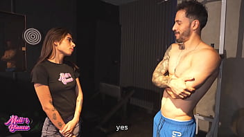 Skinny Colombian beauty gets her tight pussy fucked and licked by a big BBC