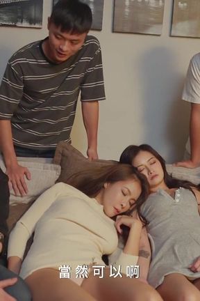 Two Couples Swap Partners and Invite Guys Join Group Sex