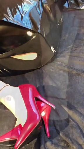 Unforgettable moment from "Fetish Leggings, Heels and Mini Dress"