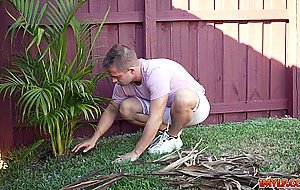 Stepson gets caught by his stepmom sniffing a pari of her undies