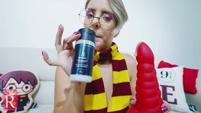 hogwarts student gets a anal fuck with a sex machine