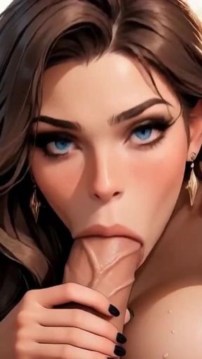 Powerful moment from &quot;Big Boobs MILF will show you how to spend your morning! Deep throat blowjob and cum inside pussy&quot;