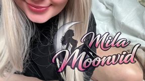 Pussy masturbation closeup with Mila