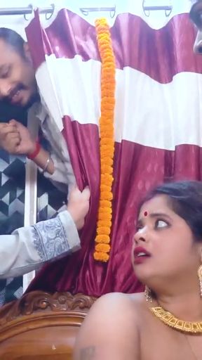 Jaw-dropping moment from &quot;Biggest Indian Boobs Horny Bhabhi Fucked by all Boys at her wedding Night ( Hindi Audio )&quot;
