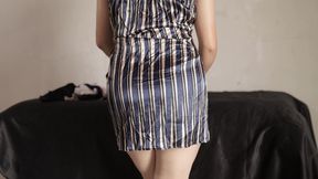 BUSTY WIFE AGAIN TIDYING UP CLOTHES, DIRECTLY IN THE ENTOT FROM BEHIND