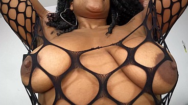 Anal intenso com a negra gostosa Vicky Menage