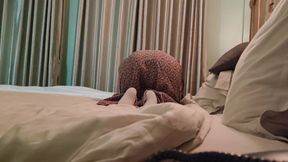 Sneaking sex with my neighbor wife at hotel