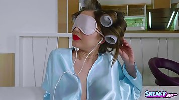 Sharon Lee is eagerly sucking a huge, hard dick after it drilled her tight ass
