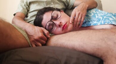 Step mom’s mouth gets wrecked by her son’s thick load