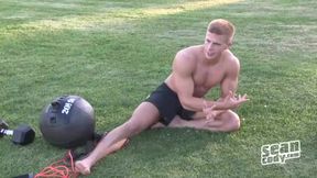 Blonde Hottie Nixon Blows an Epic Load - Sean Cody Exclusive