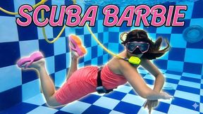 BARBIE DIVER GODDESS - UNDERWATER TEASE, HANDJOB, SHOEJOB & CREAMPIE