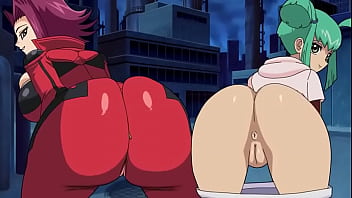 Yu-Gi-Oh! Aki Izayoi/Ruka Sexy Booty Dance