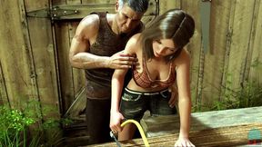 Farmer's dreams come true with a seductive farm girl