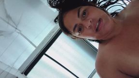 Hard Fucked in Standing Doggy Style Until a Huge Creampie