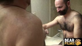 BEARFILMS Troy Mcnastee And Machael Johnsons Bathroom Hookup