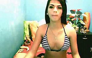 Horny TS Self Sucking