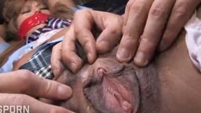 Teen's Big Tits Take On Japanese Shibari Gangbang End With Hot Facial Cumshot Adventure