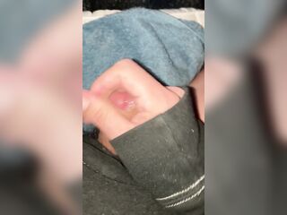 each day jerk off 10/30 - trickling precum and cumming a thick load - stroke challenge