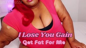 I Lose, You Gain - Weight Gain Encouragement Task for Aspiring Fatties - 720p