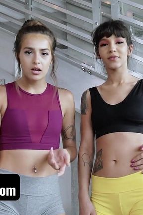 SisLovesMe - Sultry Latina Stepsisters Kitty Carrera And Sofie Reyez Share Their Stepbro&#039;s Big Dick