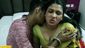 TV Repairman Teaches Hot Bhabhi Sensual Sex Moves On Couch - Bengali XXX