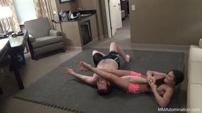 Hollie Dunaway Topless Mixed Wrestling HD MP4